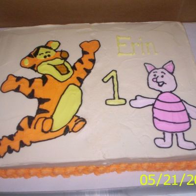 Pooh Splat Cake