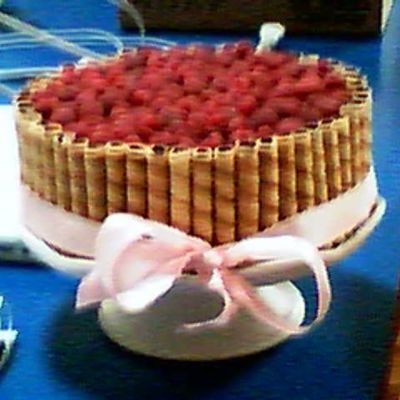 Chocolate Raspberry Birthday Cake