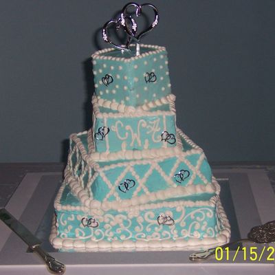 Aqua Square Tiered