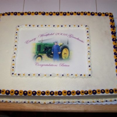 High School Graduation Cake For Friends Son