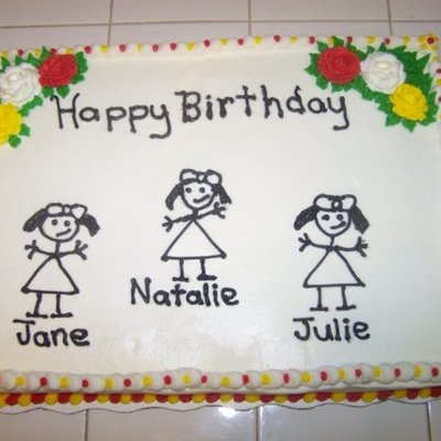 Three Sisters Cake
