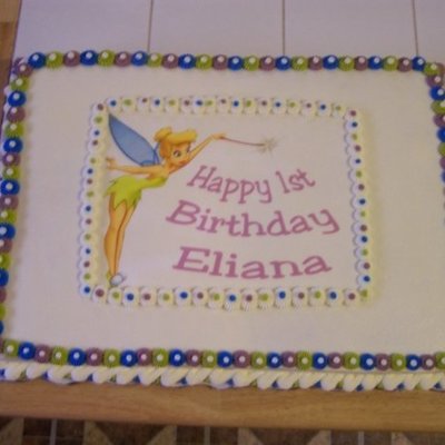Eliana's (Great Niece)B-Day Cake