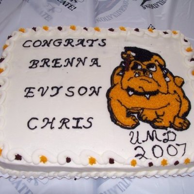 Sons Collage Graduation Cake