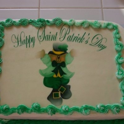 St. Patrick's Day Cake