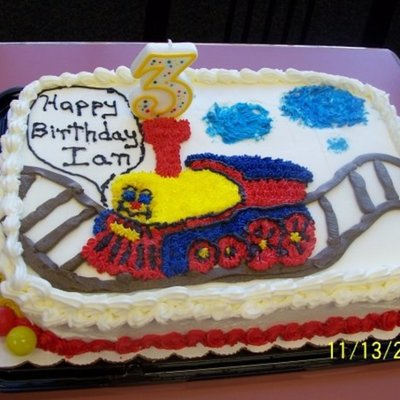 Grandsons 3Ed Birthday Cake