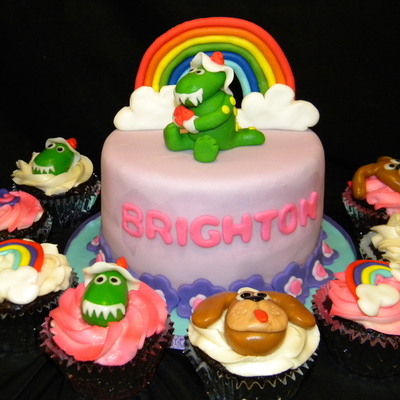 Dorothy Cake And Wiggles Cupcakes