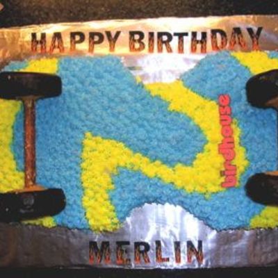 Skateboard Cake