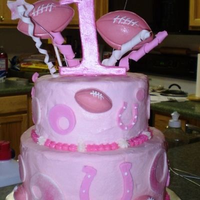 Pink Colts Cake