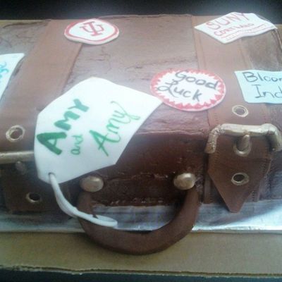 Suitcase Cake