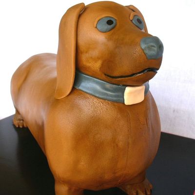 Dachshund Cake