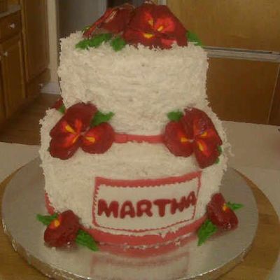 Adult Hawaiian Coconut Cake!