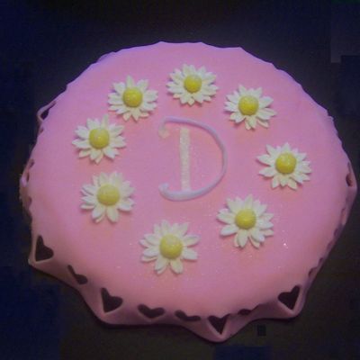 Fondant And Gum Paste Pink Cake