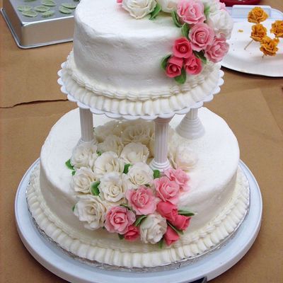 1St Tiered Cake