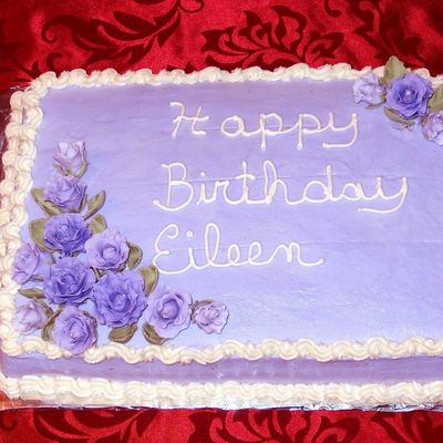 1/4 Sheet Birthday Cake