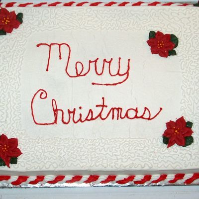 Christmas 1/2 Sheet Cake