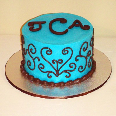 Monogram Anniversary Swirlz