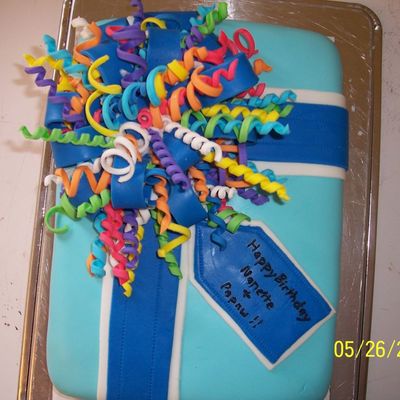Gift Box Cake