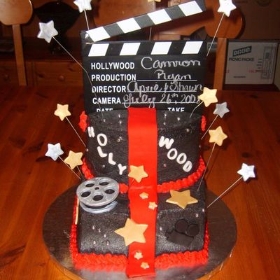Movie Theme Baby Shower Cake!