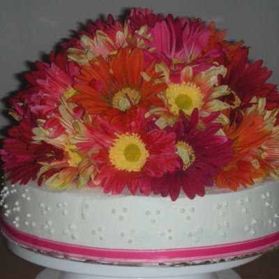 Bridal Shower Cake Daisies