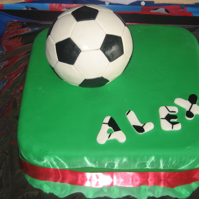 Soccer Ball Cake