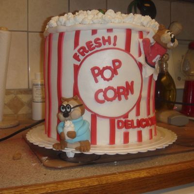 Alvin & The Chipmunks Popcorn Cake