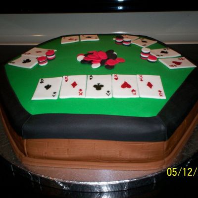 Texas Hold'em Cake For Sil