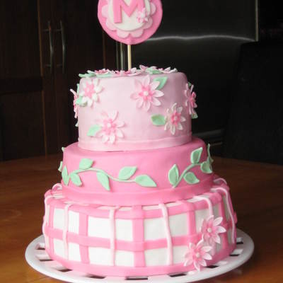 Pink Birthday Cake