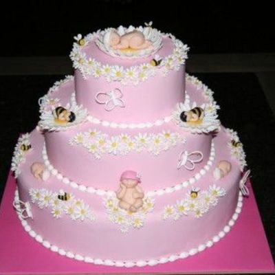 Pink Baby Cake
