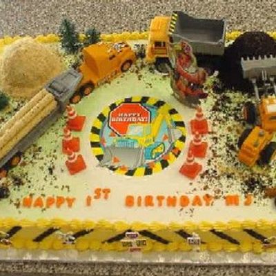 Construction Cake Birthday Cake