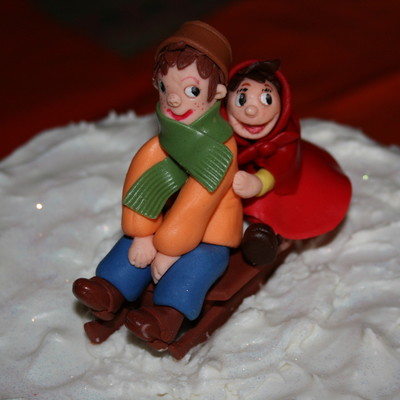 Heidi And Peter In The Alps