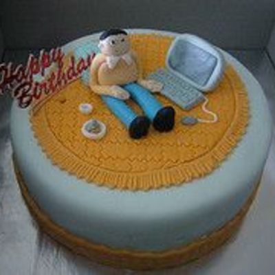 Boy With His Computer