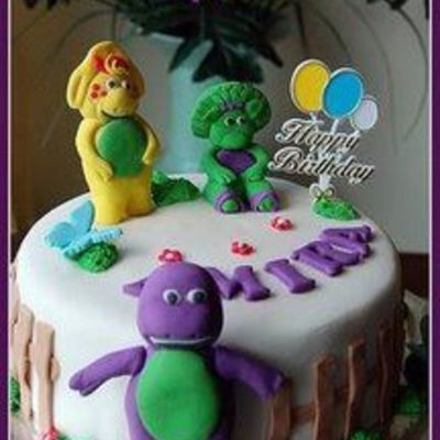 Barney And Friend Cake