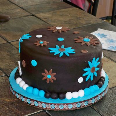 Turquoise And Chocolate