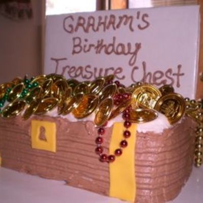 Treasure Chest Birthday Cake