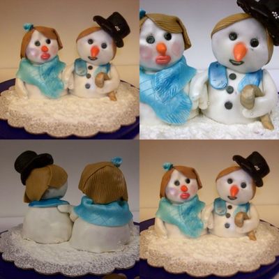 Mr. & Mrs. Snowman