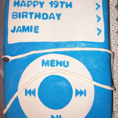 Ipod Birthday Cake