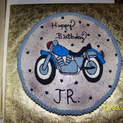 Motorcycle Cake