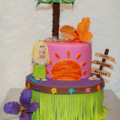 Alyssa's Luau Cake