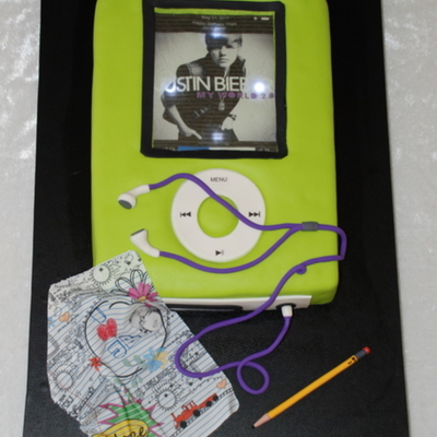 Justin Bieber Ipod Cake