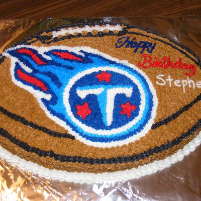 Tennessee Titans Football Cake
