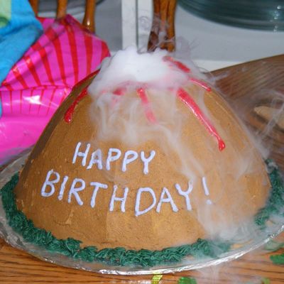 Active Volcano Cake
