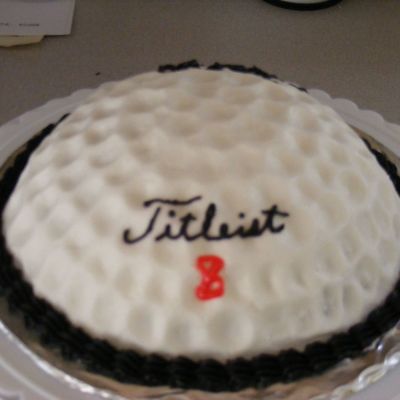 Golf Ball Cake