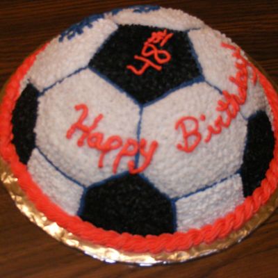 Soccer Ball Birthday Cake