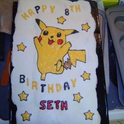 Pokemon Cupcake Cake