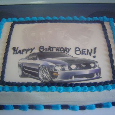 Car Birthday Cake