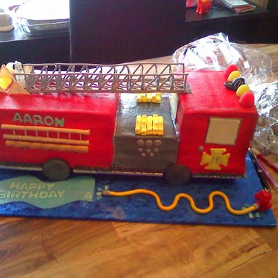Fire Truck With Extension Ladder
