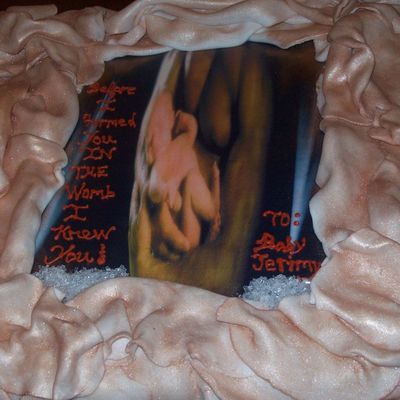 The Finished Creator And Creation Cake!