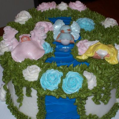 Baby Angels In The Garden