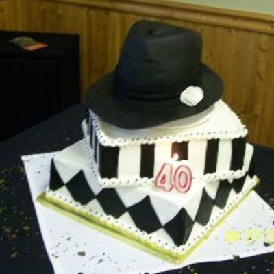 Whimsical 40Th Black & White