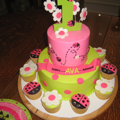 Ladybugs And Flowers